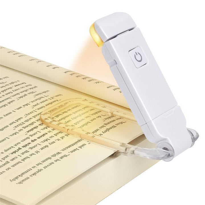 LED USB Rechargeable clip-on light Reading